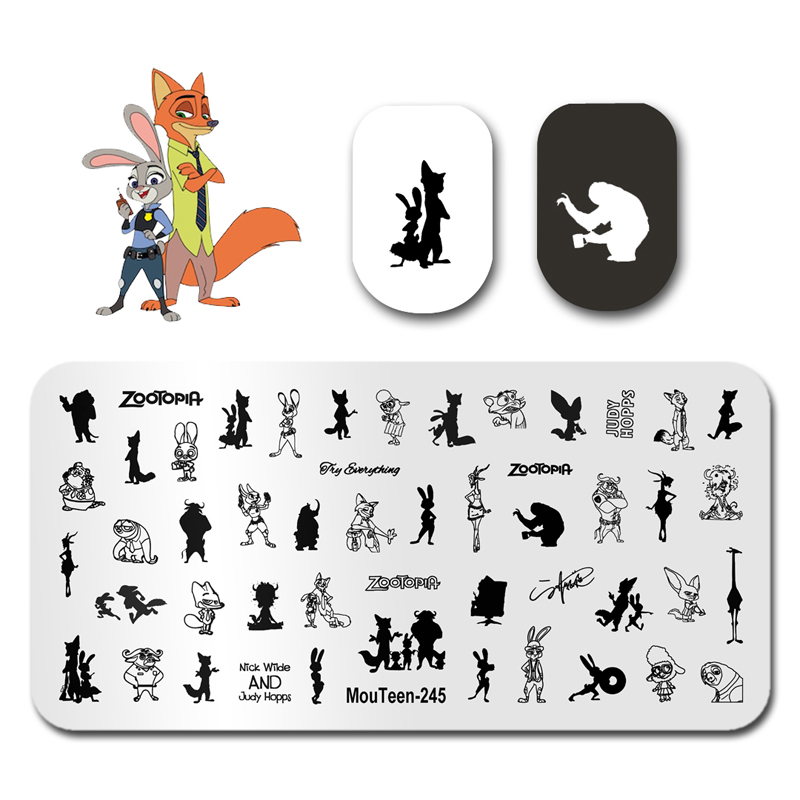 MouTeen-245 Disney ZooTopia Ni - Nail Art Zootopia ulasan dan harga