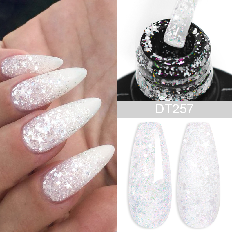 MEET ACROSS 7ml Snowflakes Seq - Nail Art Xmas ulasan dan harga