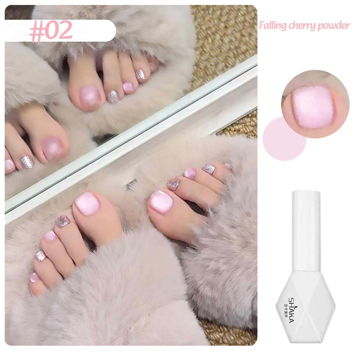 SHAKA 1pcs Summer Selection Sp - Nail Art Cat Eye Simple ulasan dan harga