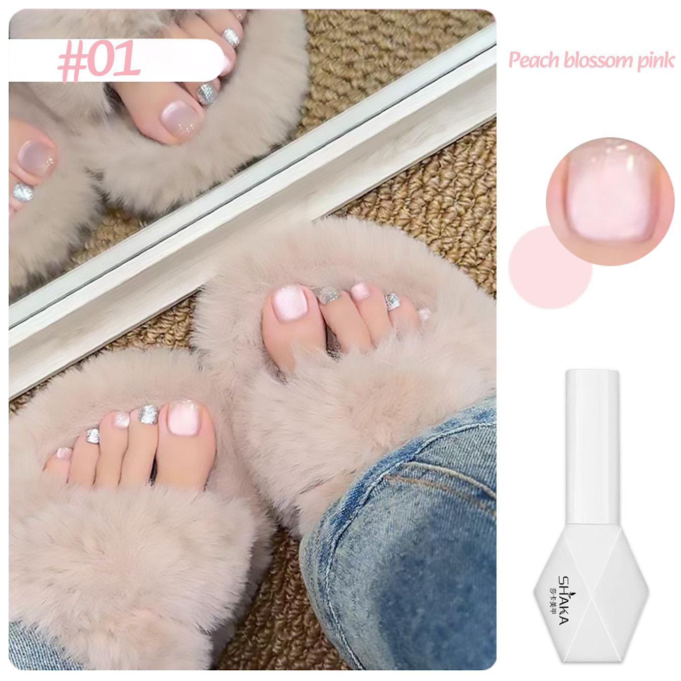 SHAKA 1pcs Summer Selection Sp - Nail Art Cat Eye Simple ulasan dan harga