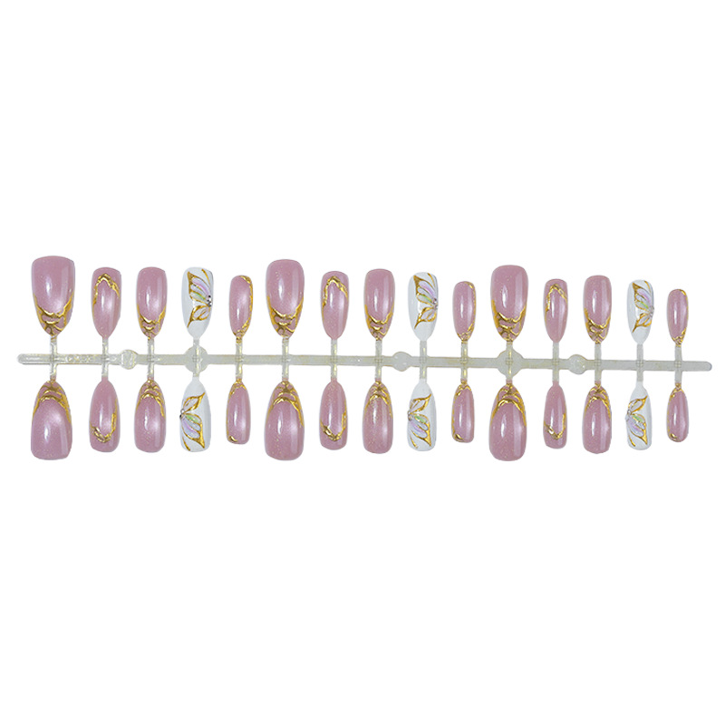 Cat Eye Almond False Nails Gol - Nail Art Cat Eye Simple ulasan dan harga