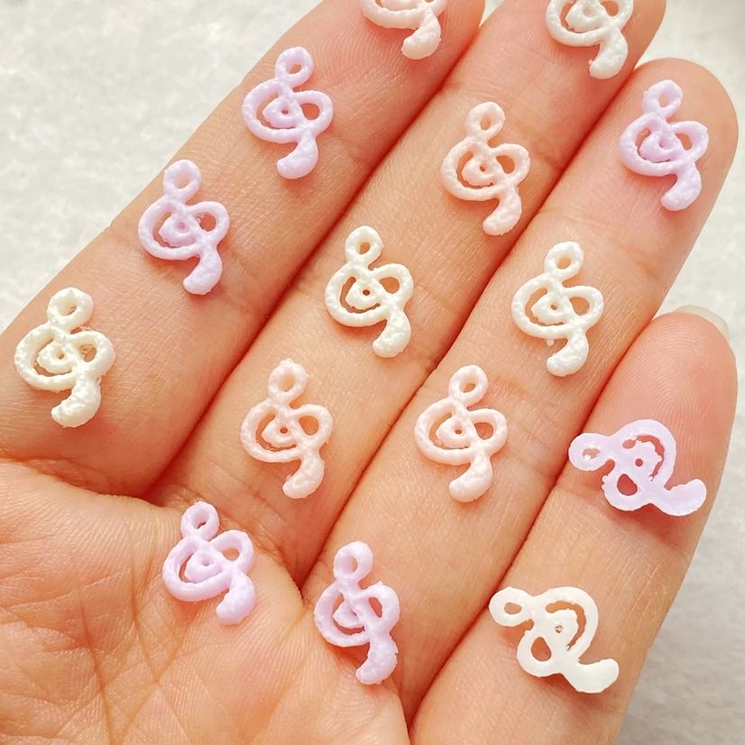 50pcs Mix Resin Mini Pink Musi - Nail Art Xmas ulasan dan harga