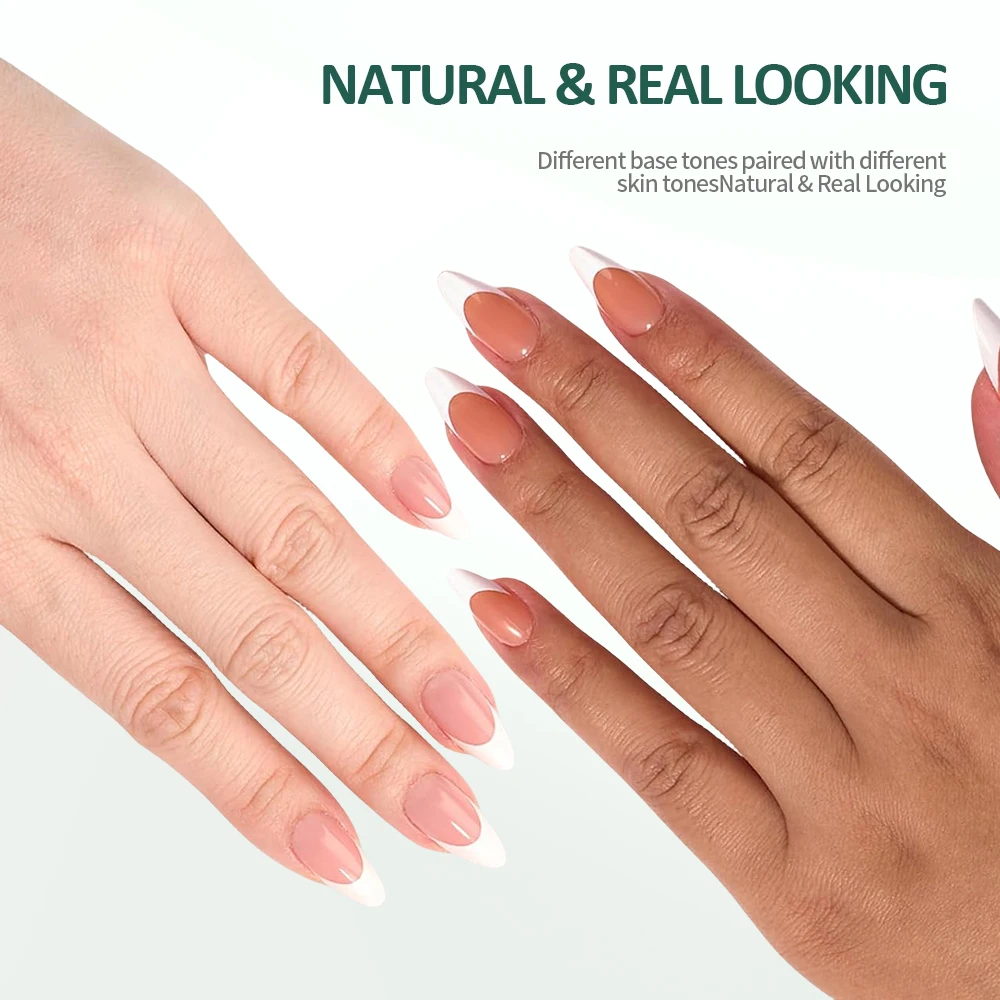 NAILPOP 150PCS Short Coffin Pr - Nail Art French Nails ulasan dan harga