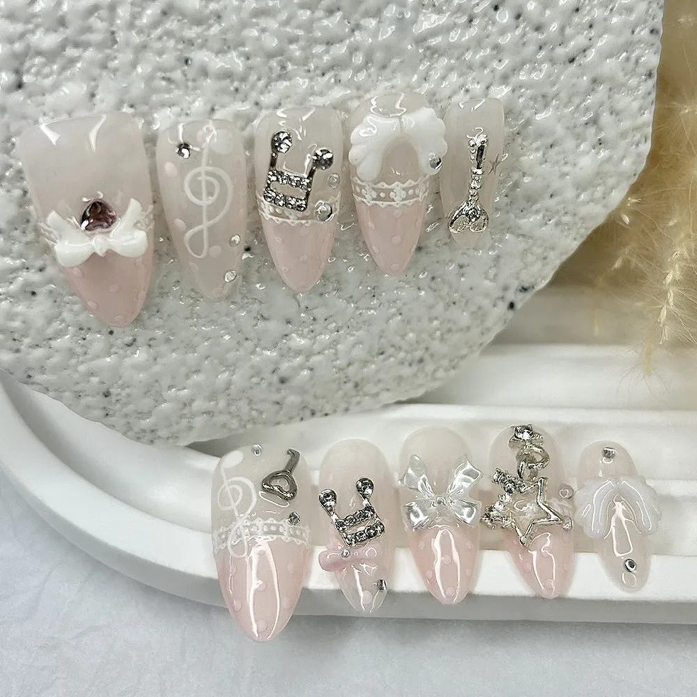 10 Pieces Retro Cute 3D Butter - Nail Art French Nails ulasan dan harga