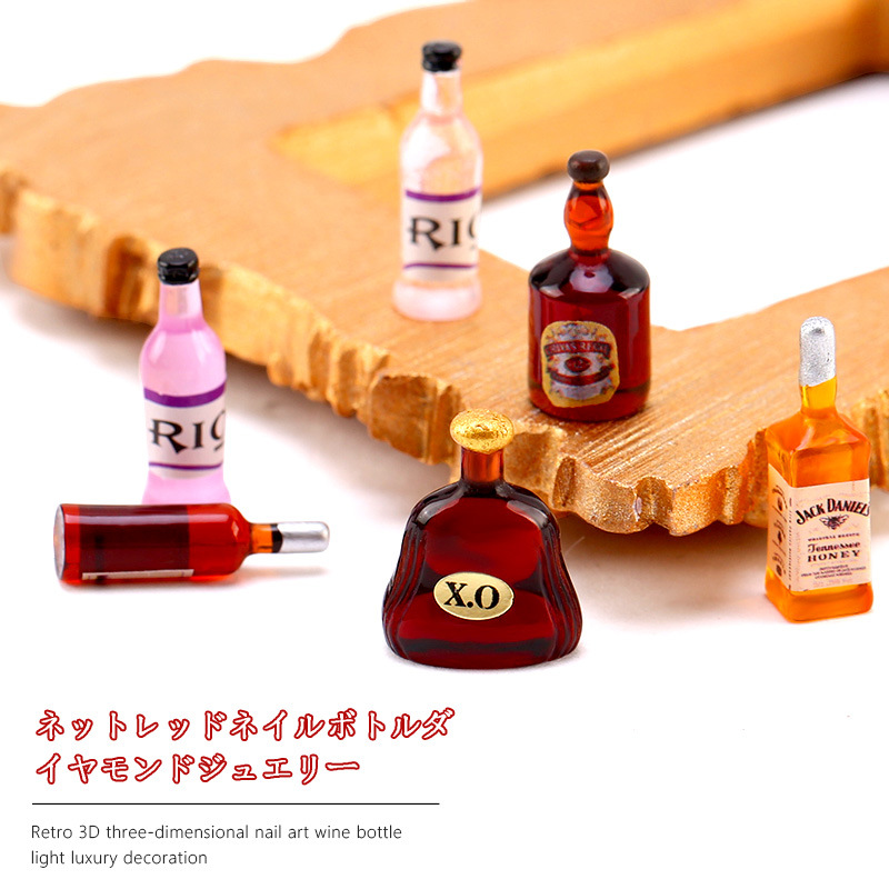 20*pcs New Wine Bottle Nail Ch - Nail Art Xmas ulasan dan harga