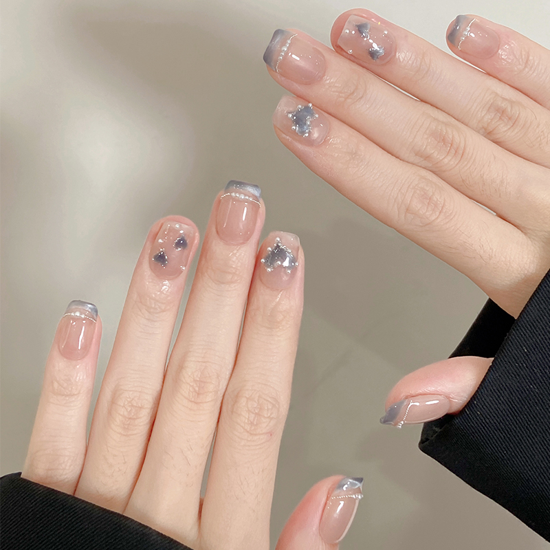 10pcs Summer Sweetheart Press  - Nail Art French Nails ulasan dan harga