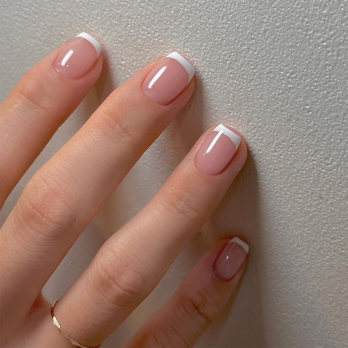 24ps/set Short Fake Nails for  - Nail Art French Nails ulasan dan harga