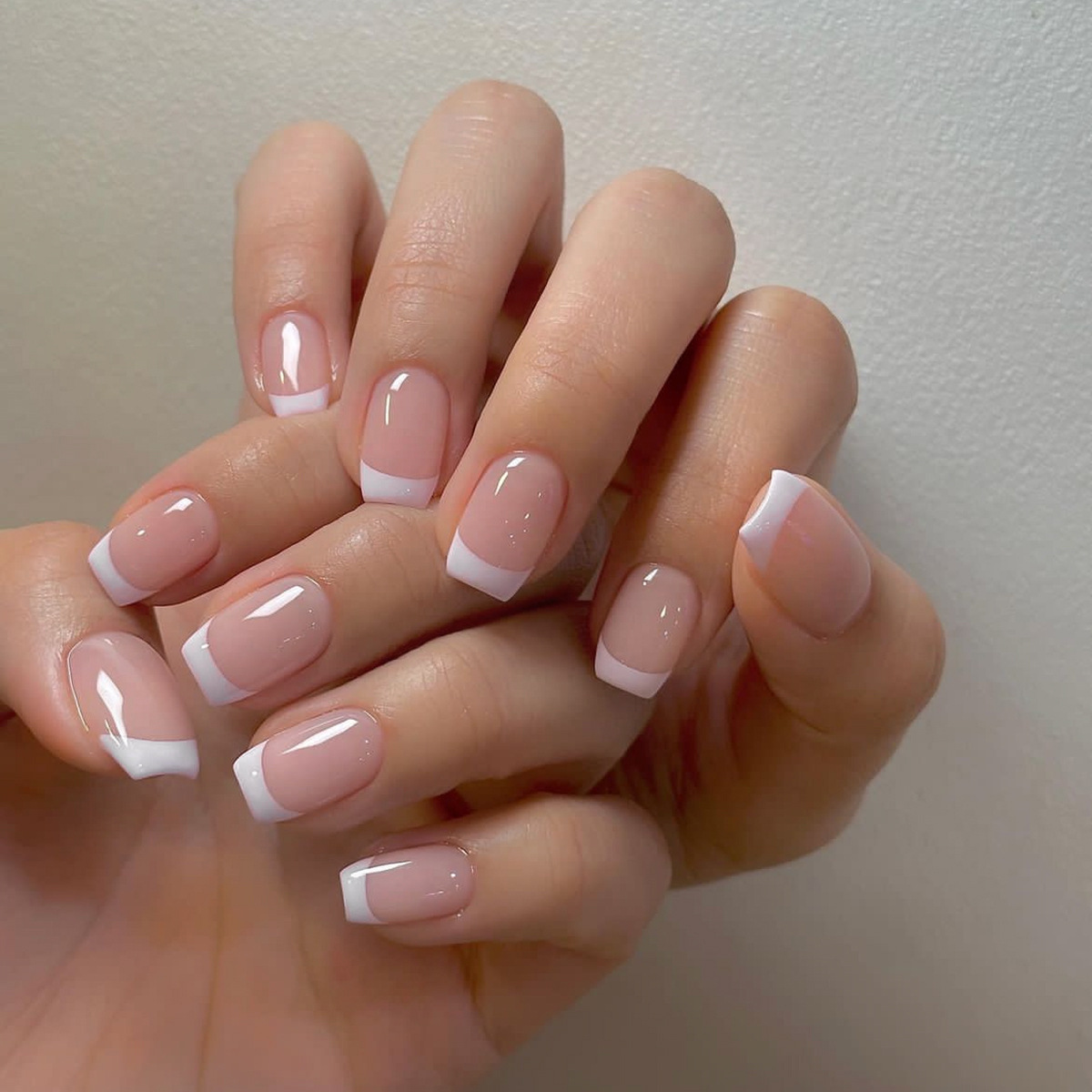 24ps/set Short Fake Nails for  - Nail Art French Nails ulasan dan harga