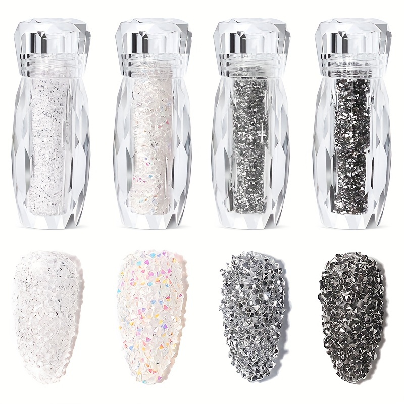 Glitter Caviar Nails Rhineston - Nail Art Xmas ulasan dan harga
