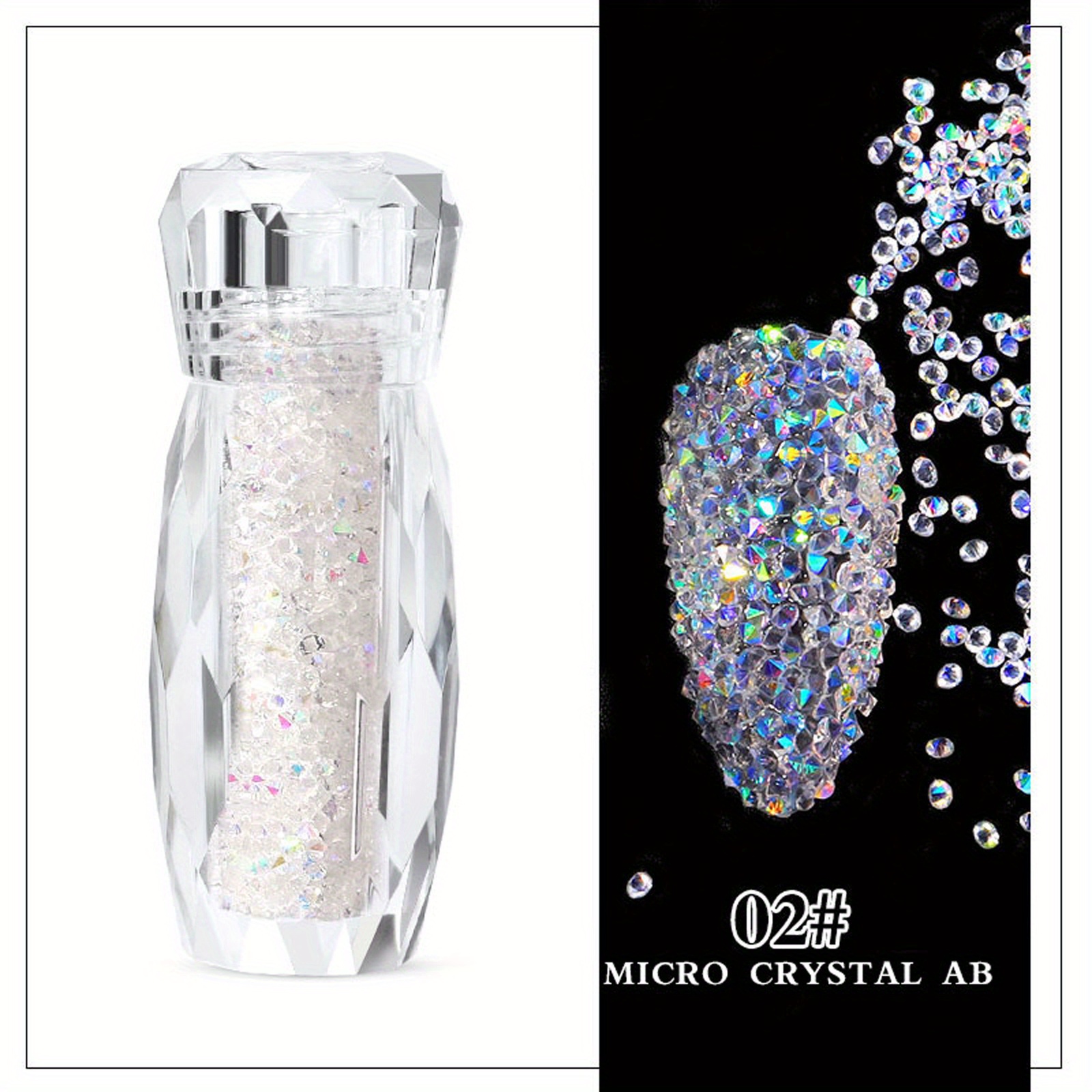 Glitter Caviar Nails Rhineston - Nail Art Xmas ulasan dan harga
